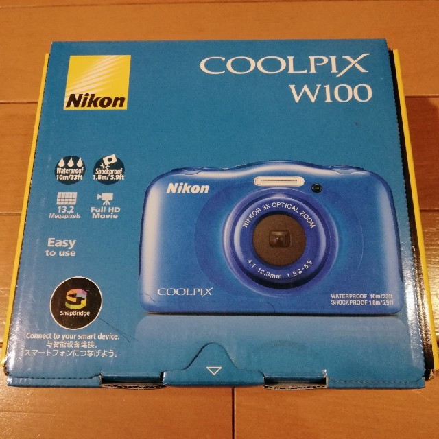 Nikon(ニコン)のにゃんこママ様専用　Nikon W100 予備バッテリー2個付き スマホ/家電/カメラのカメラ(コンパクトデジタルカメラ)の商品写真