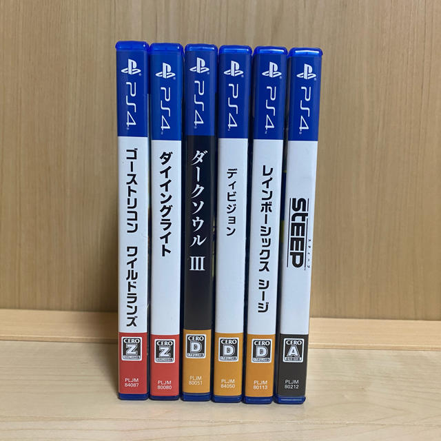 PlayStation4(プレイステーション4)のPS4 ソフトセット エンタメ/ホビーのゲームソフト/ゲーム機本体(家庭用ゲームソフト)の商品写真