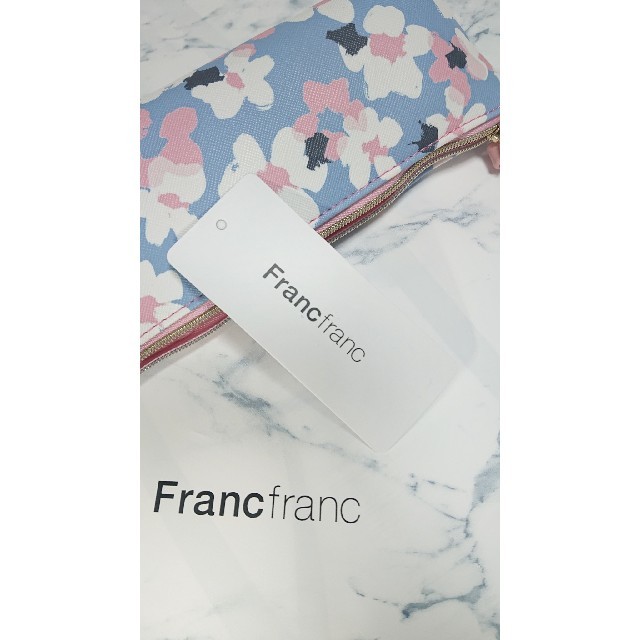 Francfranc(フランフラン)のFrancfranc アドラブル ペンケース 眼鏡ケース ブルー ポーチ レディースのファッション小物(ポーチ)の商品写真