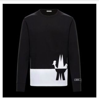 モンクレール(MONCLER)のMONCLER    M字型ビックロゴ入り長袖Tシャツ(Tシャツ/カットソー(七分/長袖))