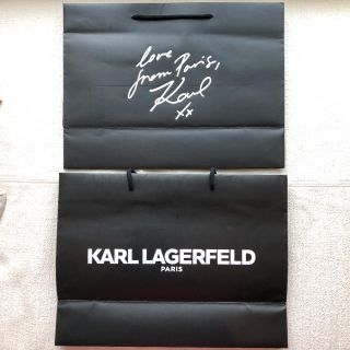 カールラガーフェルド(Karl Lagerfeld)の【新品】カールラガーフェルド ショッパー 2枚セット(ショップ袋)