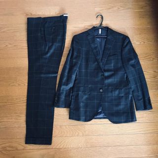 スーツカンパニー(THE SUIT COMPANY)のスーツカンパニー濃紺チェックスーツ(セットアップ)