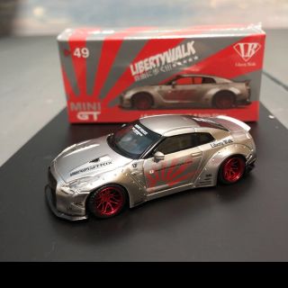 ニッサン(日産)の1/64 LB★WORKS ニッサン GT-R R35 タイプ1 リアウイング (ミニカー)