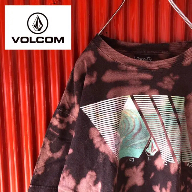 volcom(ボルコム)の☆メキシコ製☆ボルコム☆ブリーチ加工☆ロゴプリント☆半袖カットソー メンズのトップス(Tシャツ/カットソー(半袖/袖なし))の商品写真