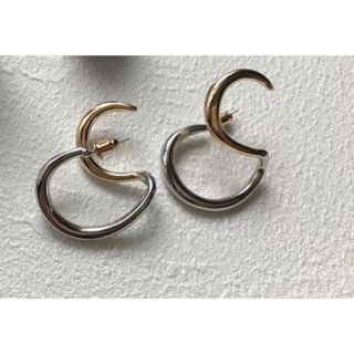 アーバンリサーチ(URBAN RESEARCH)の【silver925 】Double ring pierce ダブルリングピアス(ピアス)