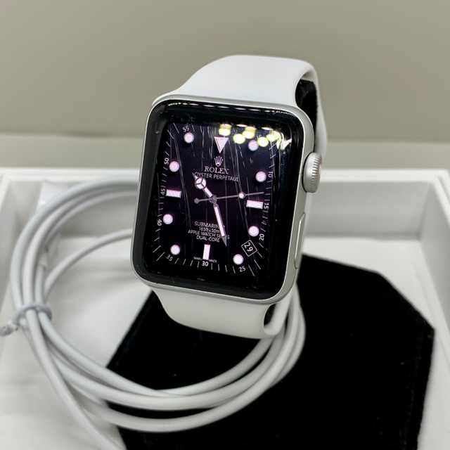 Apple Watch - newアップルウォッチ40mm44mm用AA6 ローズczカスタム