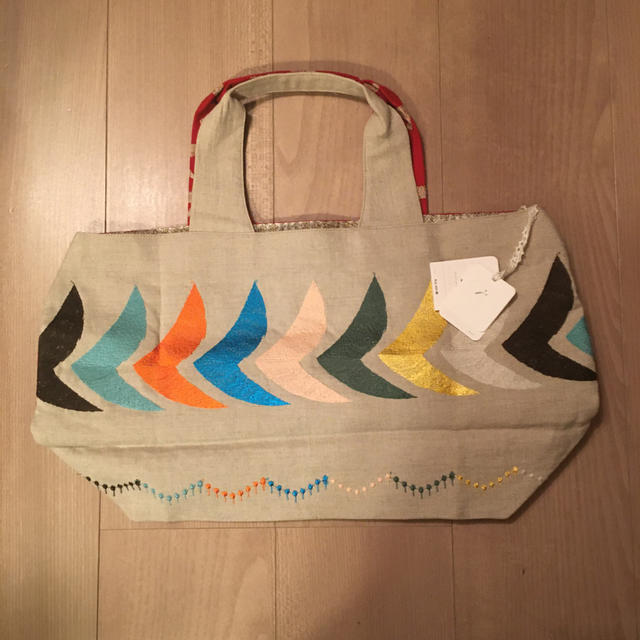 ミナペルホネンrun run run / bird ミナカケル特注パニーニバッグ ミナペルホネンrun run run / bird ミナカケル特注パニーニバッグ