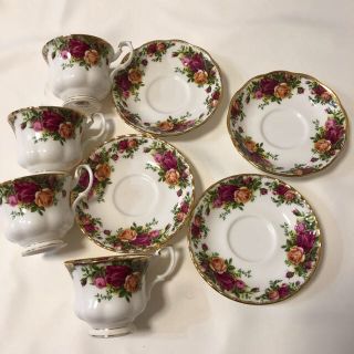 ロイヤルアルバート(ROYAL ALBERT)のロイヤルアルバート オールドローズ三客 ムーンライト三客(食器)