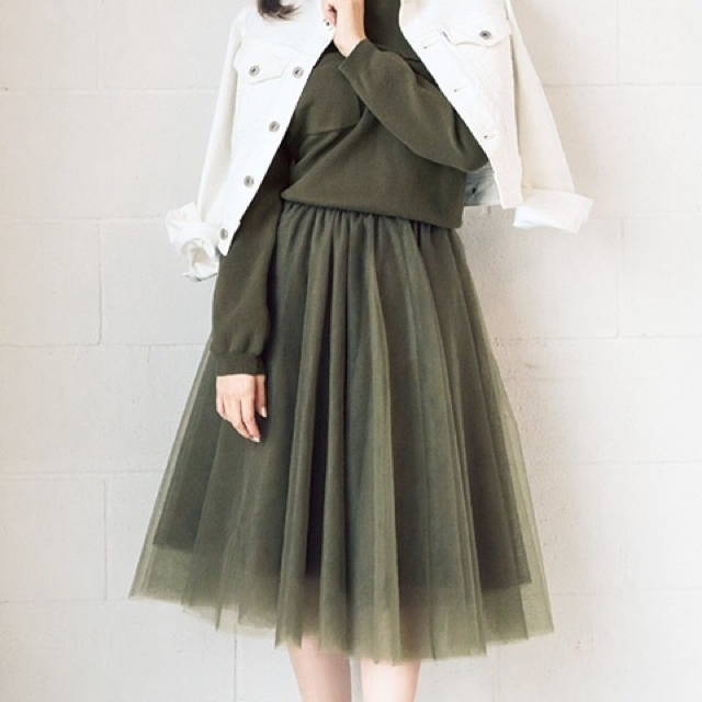 COCO DEAL(ココディール)のココディール チュールスカート レディースのスカート(ひざ丈スカート)の商品写真
