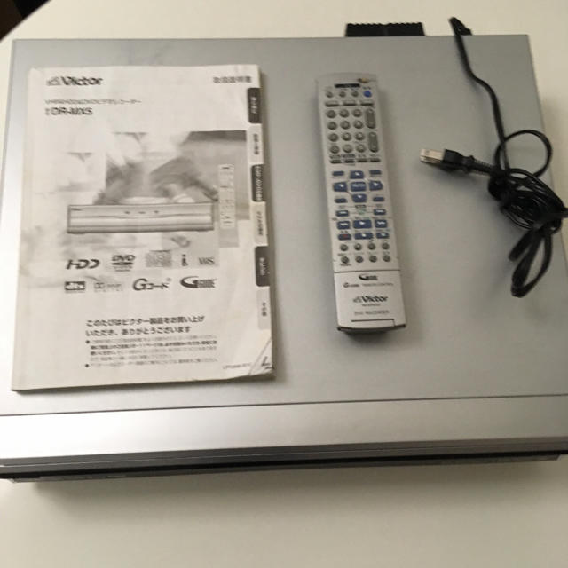 Victor(ビクター)のビクター DR-MX5 完動品 VHS&HDD&DVDビデオレコーダー スマホ/家電/カメラのテレビ/映像機器(DVDレコーダー)の商品写真