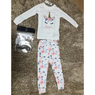 ベビーギャップ(babyGAP)のギャップ ユニコーン ルームウェア セットアップ 新品未使用(パジャマ)