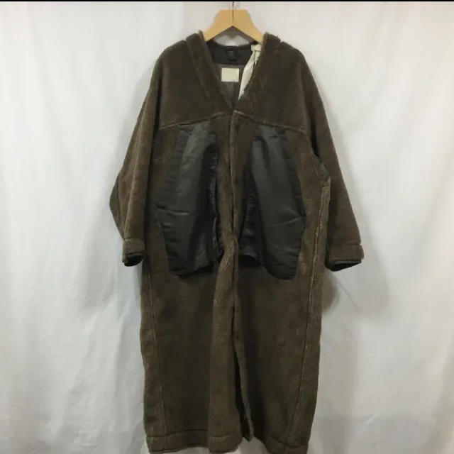 JUN MIKAMI Alpaca Pile Liner COAT /Khakiロングコート