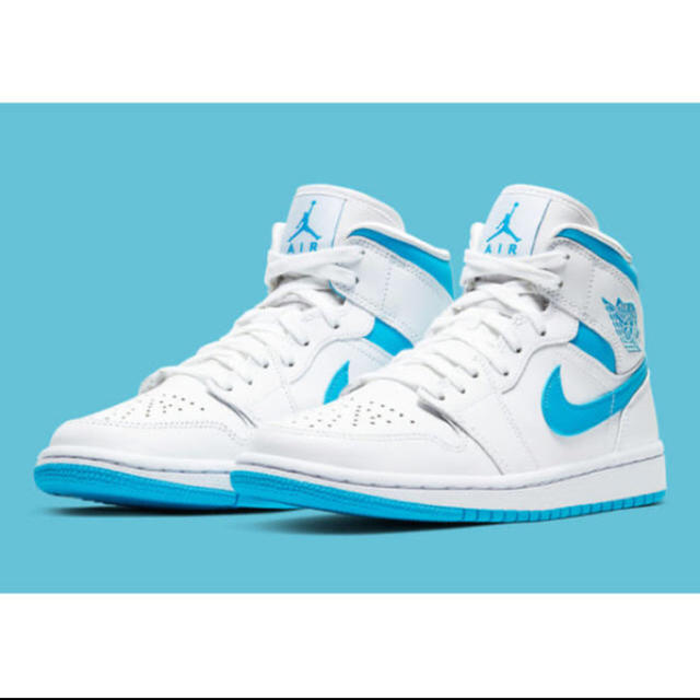 NIKE WMNS AIR JORDAN 1 MID UNC 27.5cm