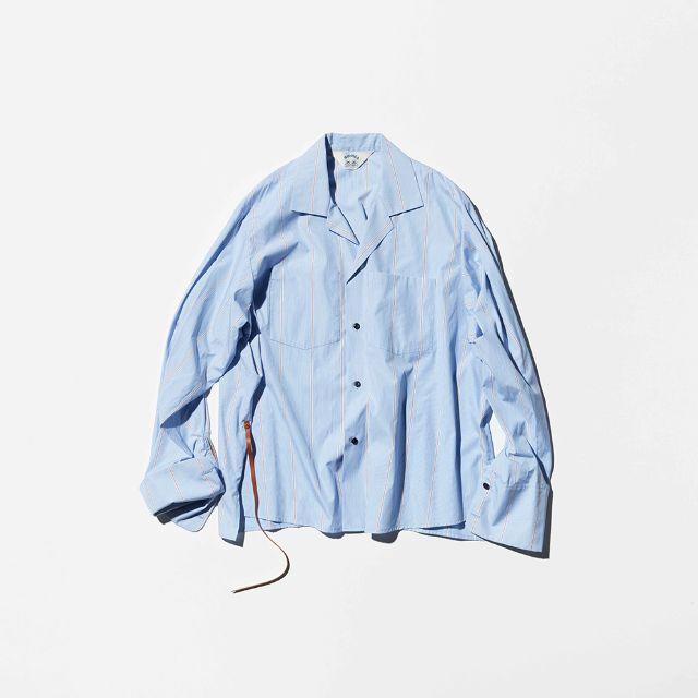 SUNSEA(サンシー)のSUNSEA 19AW BLUE BEIGE GIGOLO SHIRT サイズ2 メンズのトップス(シャツ)の商品写真