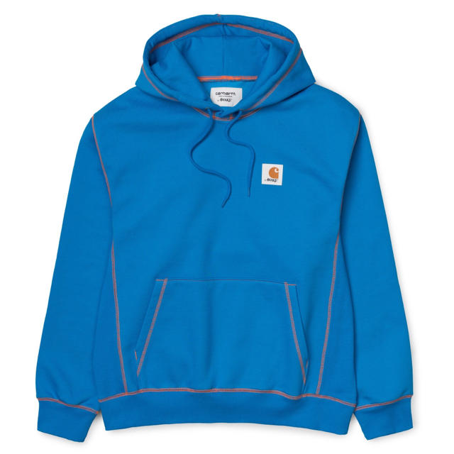 AWAKE NY CARHARTT WIP HOODIE パーカー 青 Mサイズパーカー