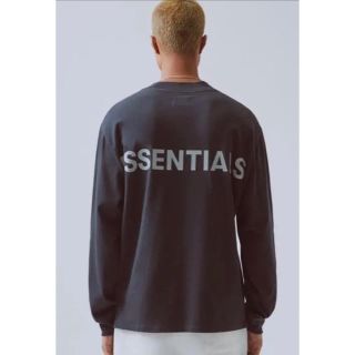 フィアオブゴッド(FEAR OF GOD)のSサイズ essentials tee long sleeve リフレクティブ(Tシャツ/カットソー(七分/長袖))