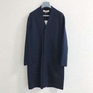 マルニ(Marni)の美品 MARNI 15aw ノーカラーコート 42(チェスターコート)