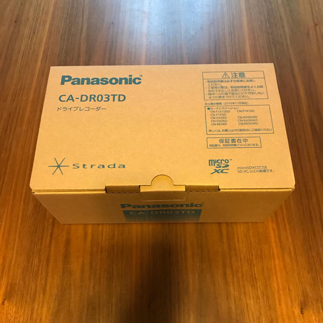 車内アクセサリドライブレコーダー　Panasonic CA-DR03TD