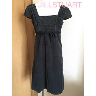 ジルスチュアート(JILLSTUART)の【美品】【レア】used美品♡クリーニング済♡ジル♡フリルコーデュロイワンピース(ミニワンピース)