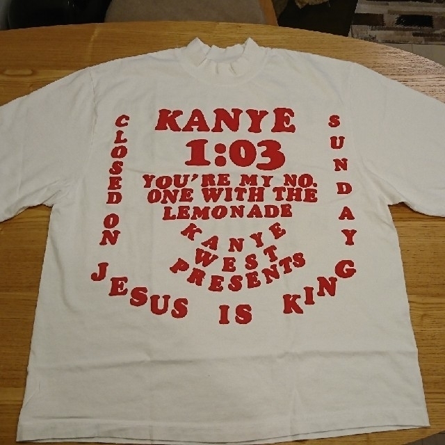 CPFM Kanye West Jesus is King Tee MサイズYEEZY - Tシャツ