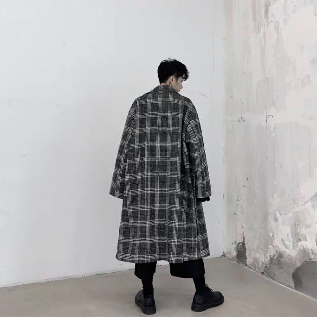 韓国ファッション　メンズ　コート