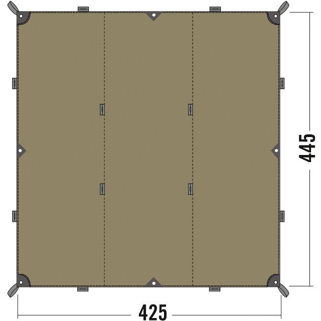 【新品 未使用】タトンカ タープ 1TC TATONKA250ｋg