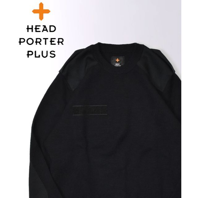 HEAD PORTER +PLUS(ヘッドポータープラス)のヘッド ポーター プラス コンバット ミリタリー ニットセーター メンズのトップス(ニット/セーター)の商品写真