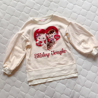 シャーリーテンプル(Shirley Temple)のシャーリーテンプル🎀ハートねこロングトレーナー 110(Tシャツ/カットソー)