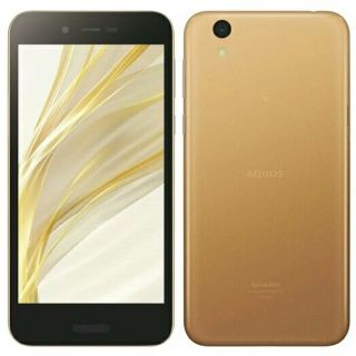 アクオス(AQUOS)の新品・納品書付 AQUOS sense lite SH-M05 ゴールド(スマートフォン本体)