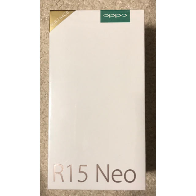 【新品未開封】 oppo R15  Neo