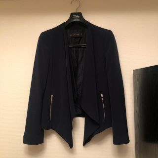 ザラ(ZARA)のZARA BASIC ジャケット(ノーカラージャケット)