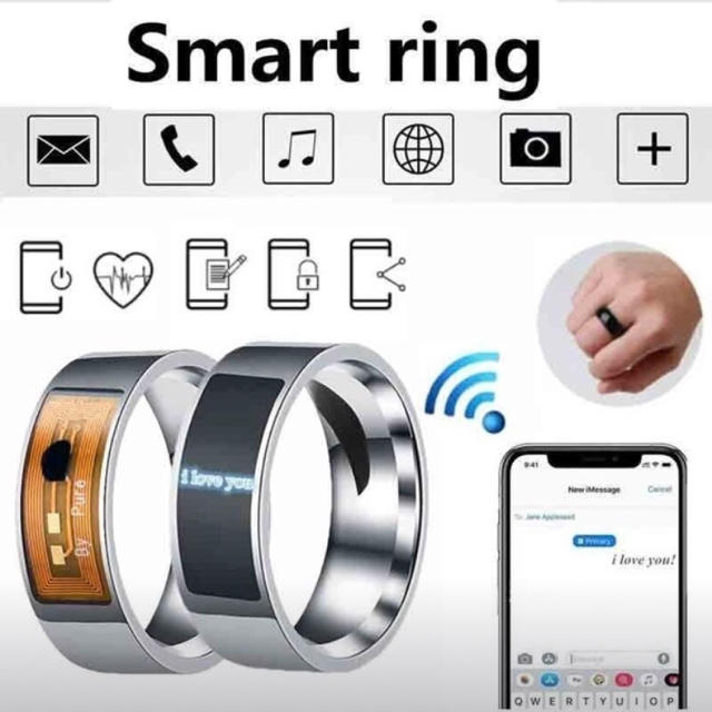 スマートリング　大注目　ハイテク　最新　指輪　アメリカ　流行　Android レディースのアクセサリー(リング(指輪))の商品写真