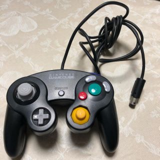 ゲームキューブコントローラー　ブラック(その他)