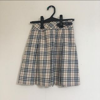 バーバリー(BURBERRY)の【専用】Burberry : チェックスカート(ミニスカート)