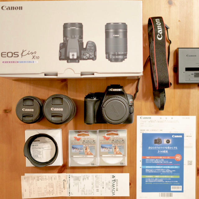 新品通販 Canon EOS KISS X10 Wズームキット BK qXMDV-m42678759096