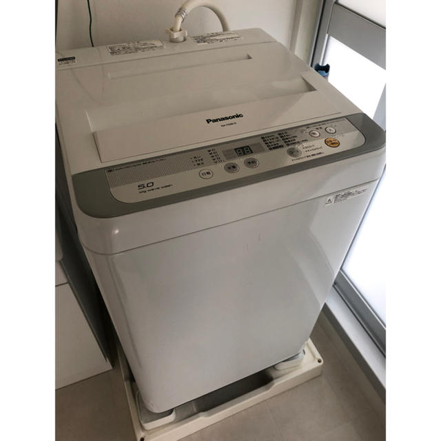 大阪市送料無料‼️洗濯機 2018年製 Panasonic 5Kg クリーニング済