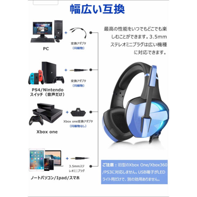 ゲーミングヘッドセット Ps4 ヘッドセットマイク 5 Offなので是非の通販 By Reeky S Shop ラクマ