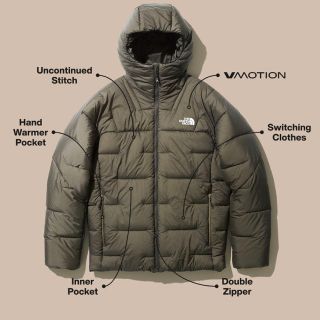 ザノースフェイス(THE NORTH FACE)のNORTH FACE ノースフェイス　ライモジャケット　L ニュートープ(ダウンジャケット)