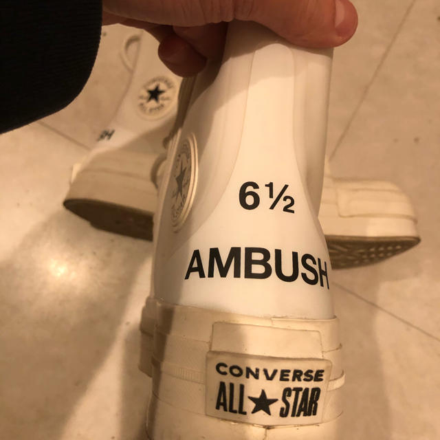 AMBUSH(アンブッシュ)のambush converse まざふぁかとうきょう様専用 20日まで メンズの靴/シューズ(スニーカー)の商品写真
