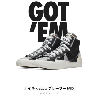 サカイ(sacai)のNIKE ブレーザー　sacai(スニーカー)