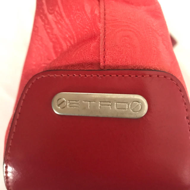 ETRO(エトロ)の絶版 Etro エトロ 2WAYバッグ 内側使用感あり オレンジ 送料無料 レア レディースのバッグ(ハンドバッグ)の商品写真