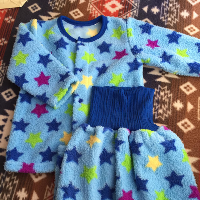 モコモコキッズパジャマ キッズ/ベビー/マタニティのキッズ服男の子用(90cm~)(パジャマ)の商品写真