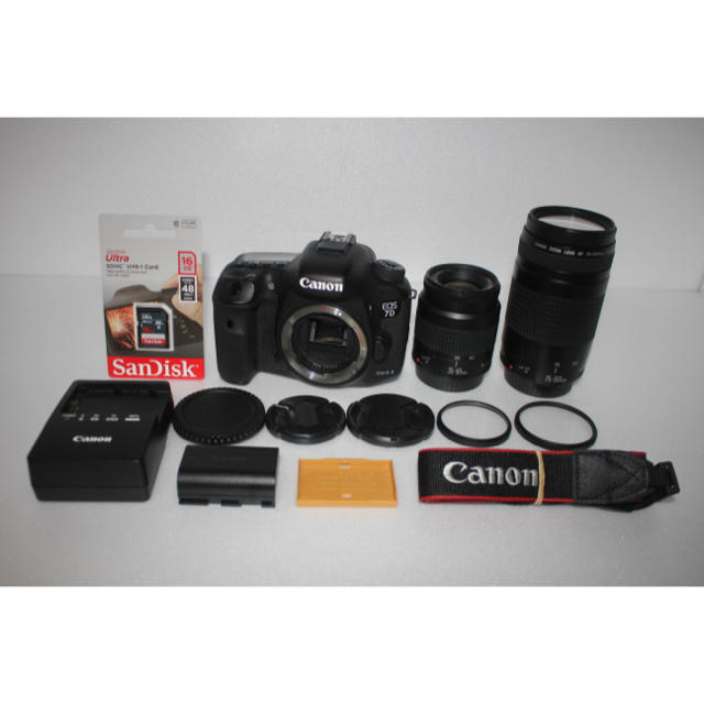 Canon EOS 7D MarkⅡ 標準&望遠ダブルレンズセット 【中古】 www 