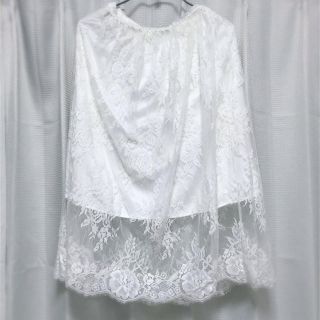 ダブルクローゼット(w closet)の《Yuu~☆*さま専用》美品/レーススカート(ひざ丈スカート)