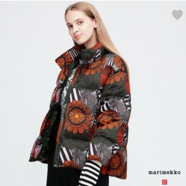 ユニクロ　マリメッコ　marimekko　XL 　ダウン　ロング　日本未入荷