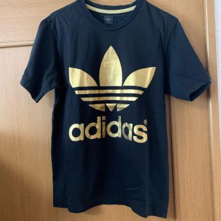 アディダス(adidas)のアディダスオリジナルTシャツ　ゴールド(Tシャツ(半袖/袖なし))