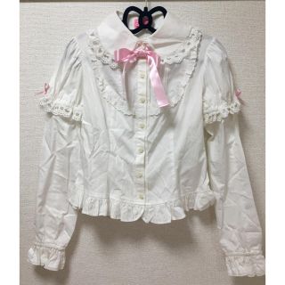 アンジェリックプリティー(Angelic Pretty)のブラウス　難あり　オフホワイト(シャツ/ブラウス(長袖/七分))