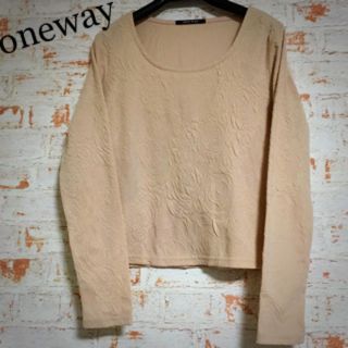 ワンウェイ(one*way)の美品 oneway カットソー(カットソー(長袖/七分))