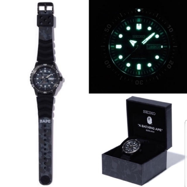 SEIKO×BAPE ABC MECHANICAL DIVERS WATCH