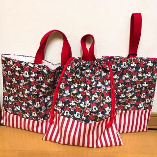 ハンドメイド❁入園入学3点セット【y.様専用】(バッグ/レッスンバッグ)